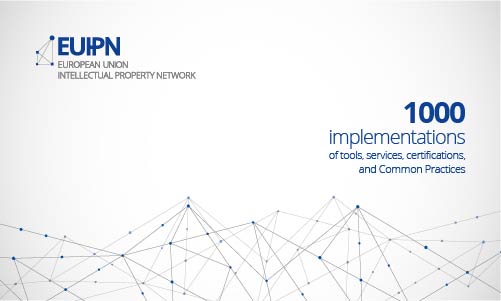The European Union Intellectual Property Network (EUIPN) reaches 1 000 implementations.