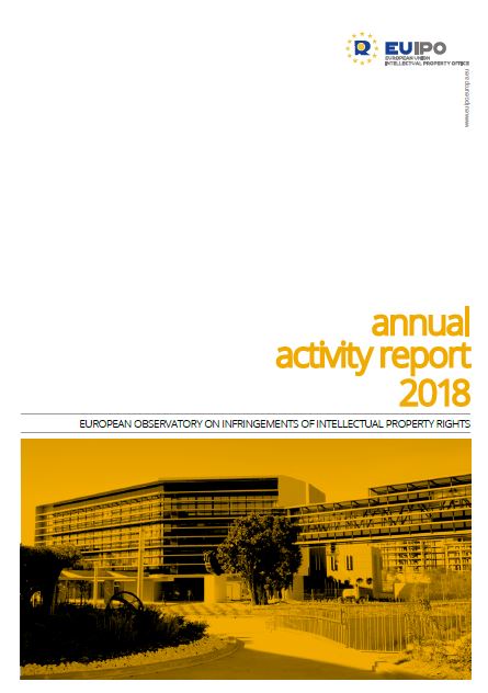 Cover of 2014's annual report of the Observatory