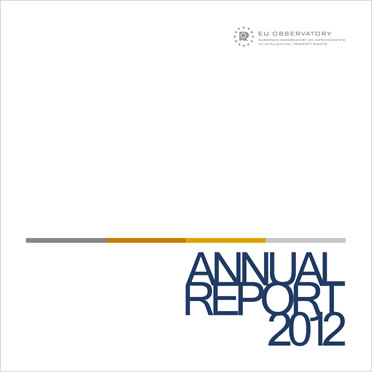 Cover of 2012's annual report of the Observatory