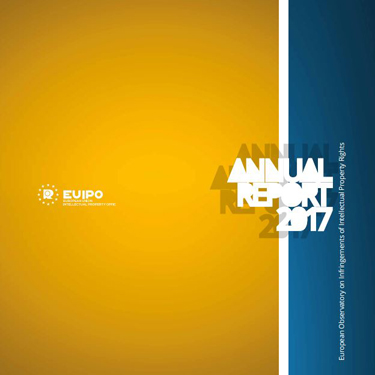 Cover of 2014's annual report of the Observatory