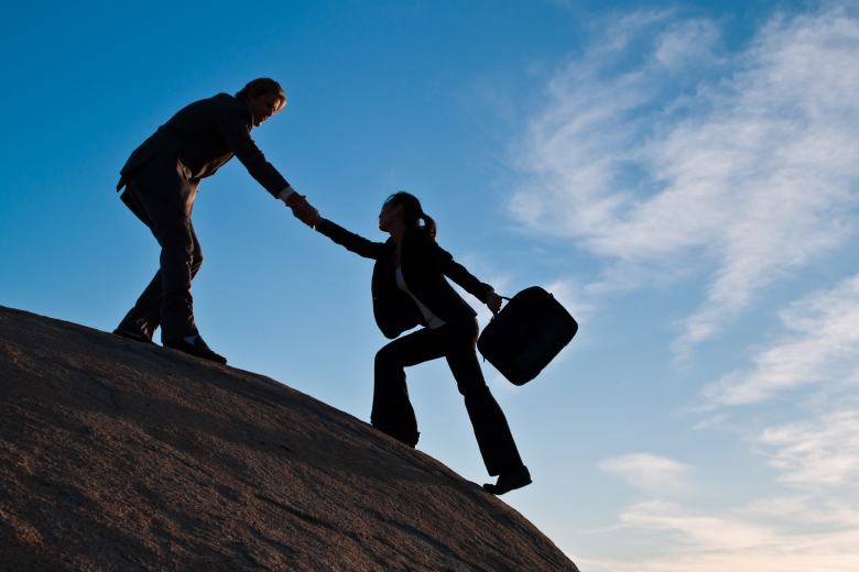 Guides & support Business Partners Helping Each Other